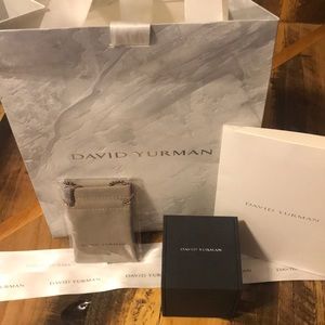 David Yurman bag, ring box, ring pouch & ribbon